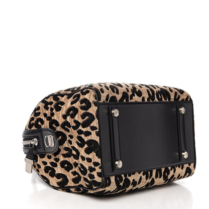 Louis Vuitton Jacquard Velvet Leopard Print Stephen Sprouse Speedy 3 of 12