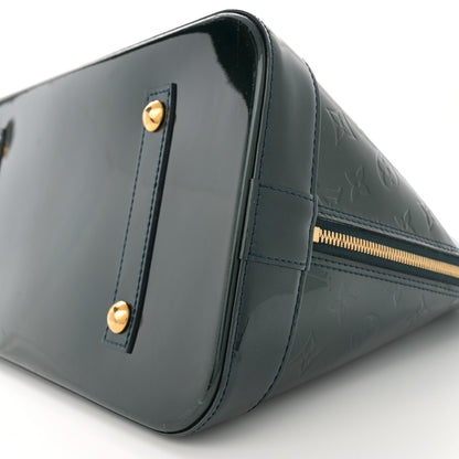 Louis Vuitton Vernis Alma GM Blue Nuit 10 of 15