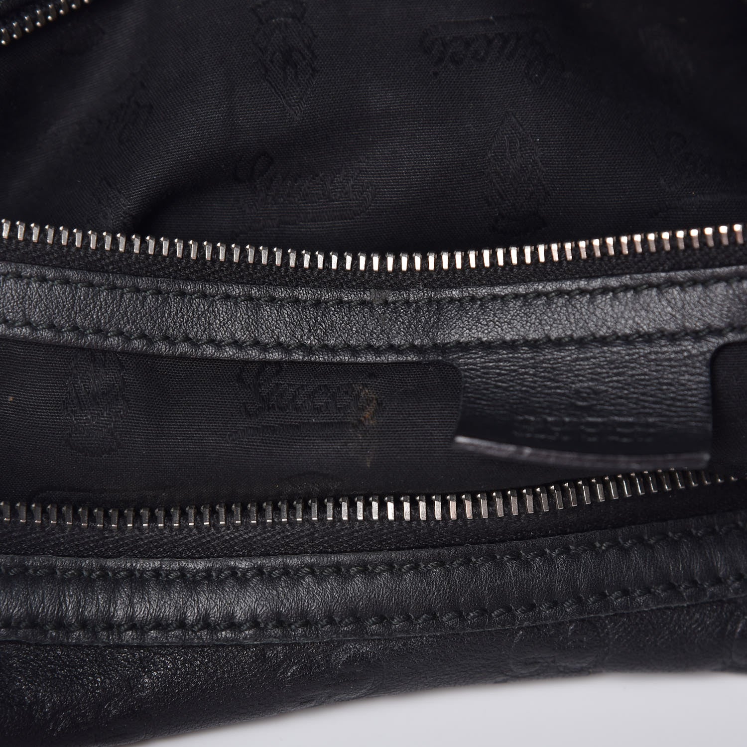 Gucci Guccissima Large GG Twins Hobo Black 8 of 12