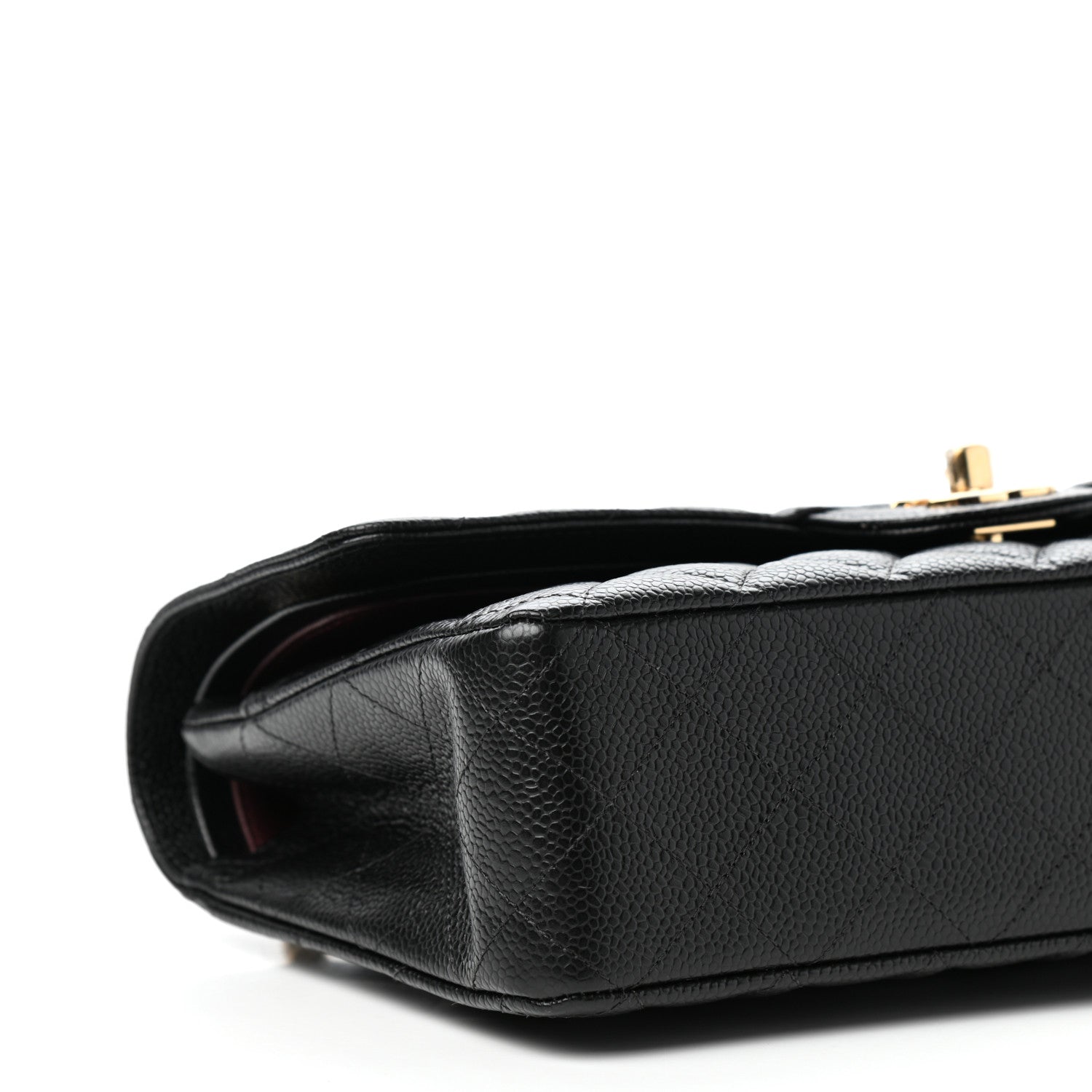 Chanel Caviar Quilted Medium Double Flap Black 8 of 12
