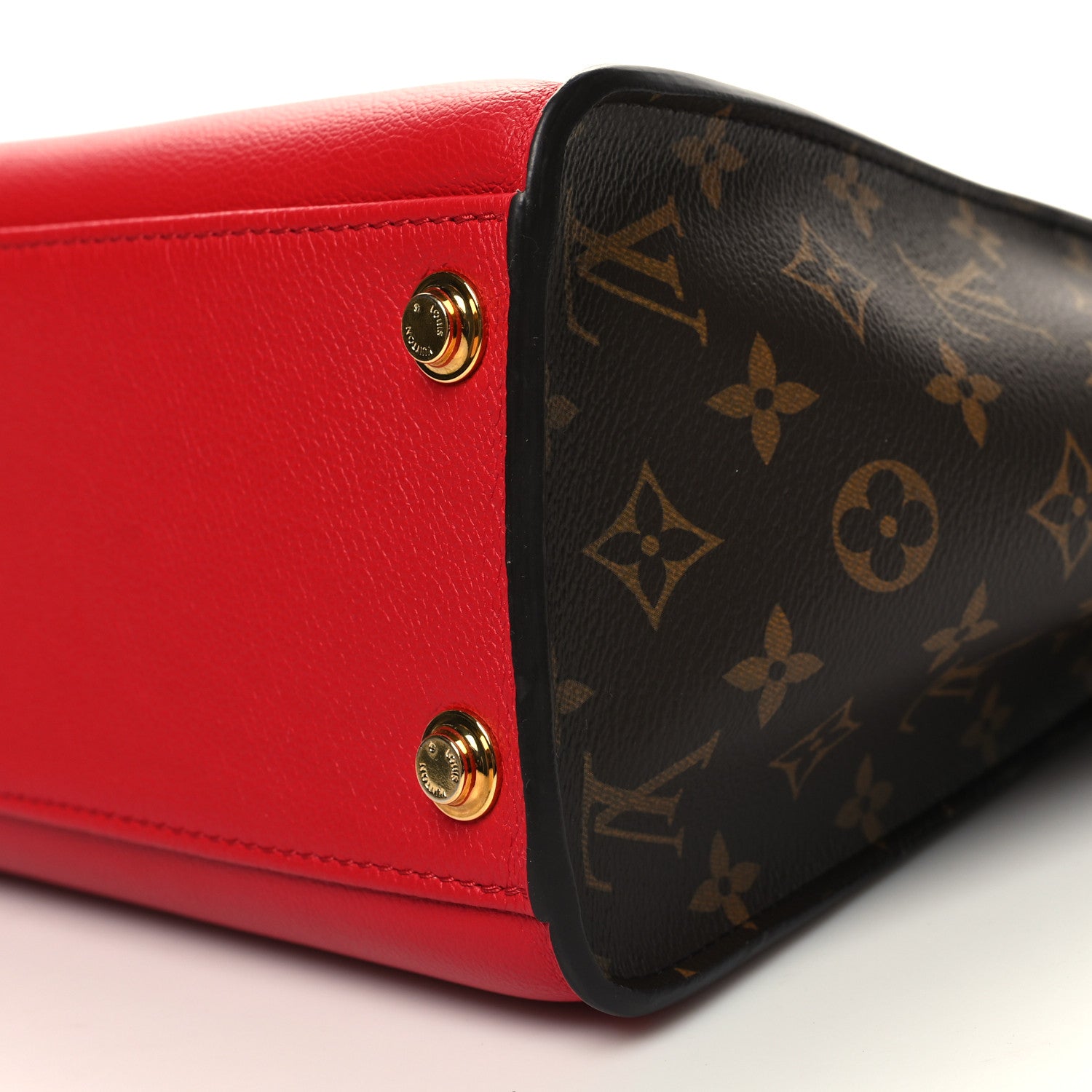 Louis Vuitton Calfskin Monogram On My Side Pirate Red 10 of 10