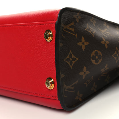 Louis Vuitton Calfskin Monogram On My Side Pirate Red 10 of 10