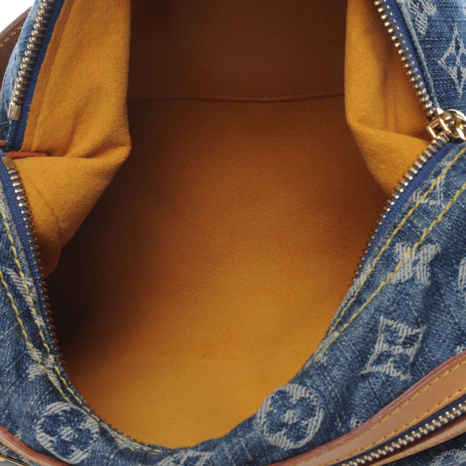 Louis Vuitton Monogram Denim Baggy PM Blue 7 of 7