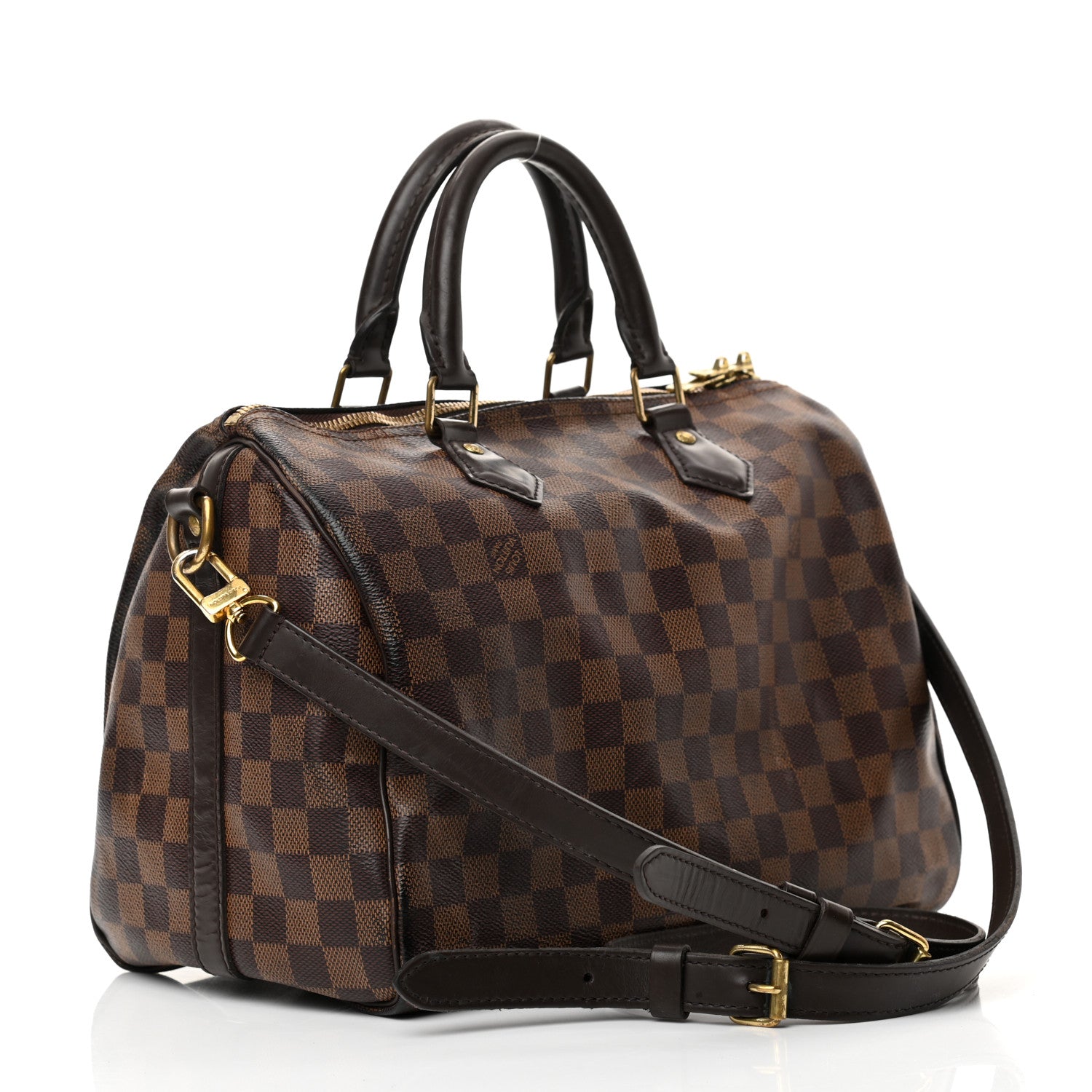 Louis Vuitton Damier Ebene Speedy Bandouliere 30 3 of 28
