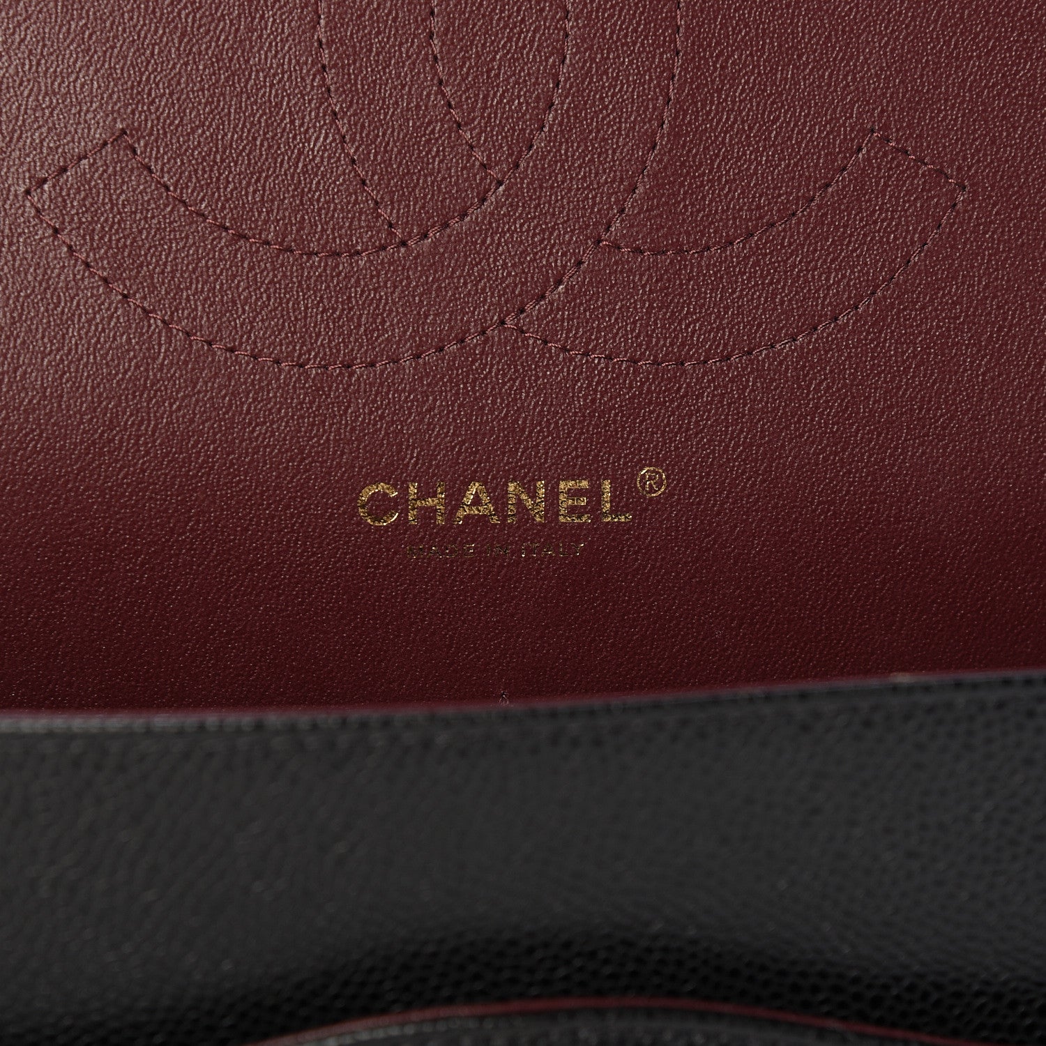 Chanel Caviar Quilted Jumbo Double Flap Black 6 of 10