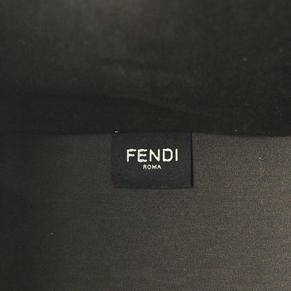 Fendi Canvas Vitello King Logo Embroidered Medium Fendi Sunshine Shopper Tote Sand Ghianda 6 of 8