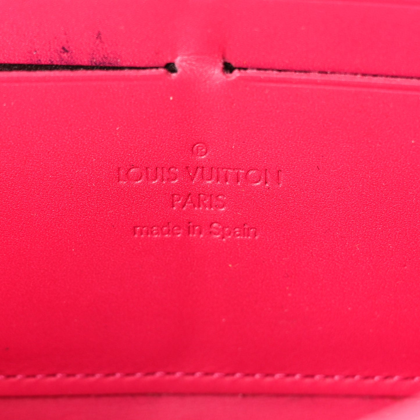 Vernis Ikat Zippy Wallet Rose Indien