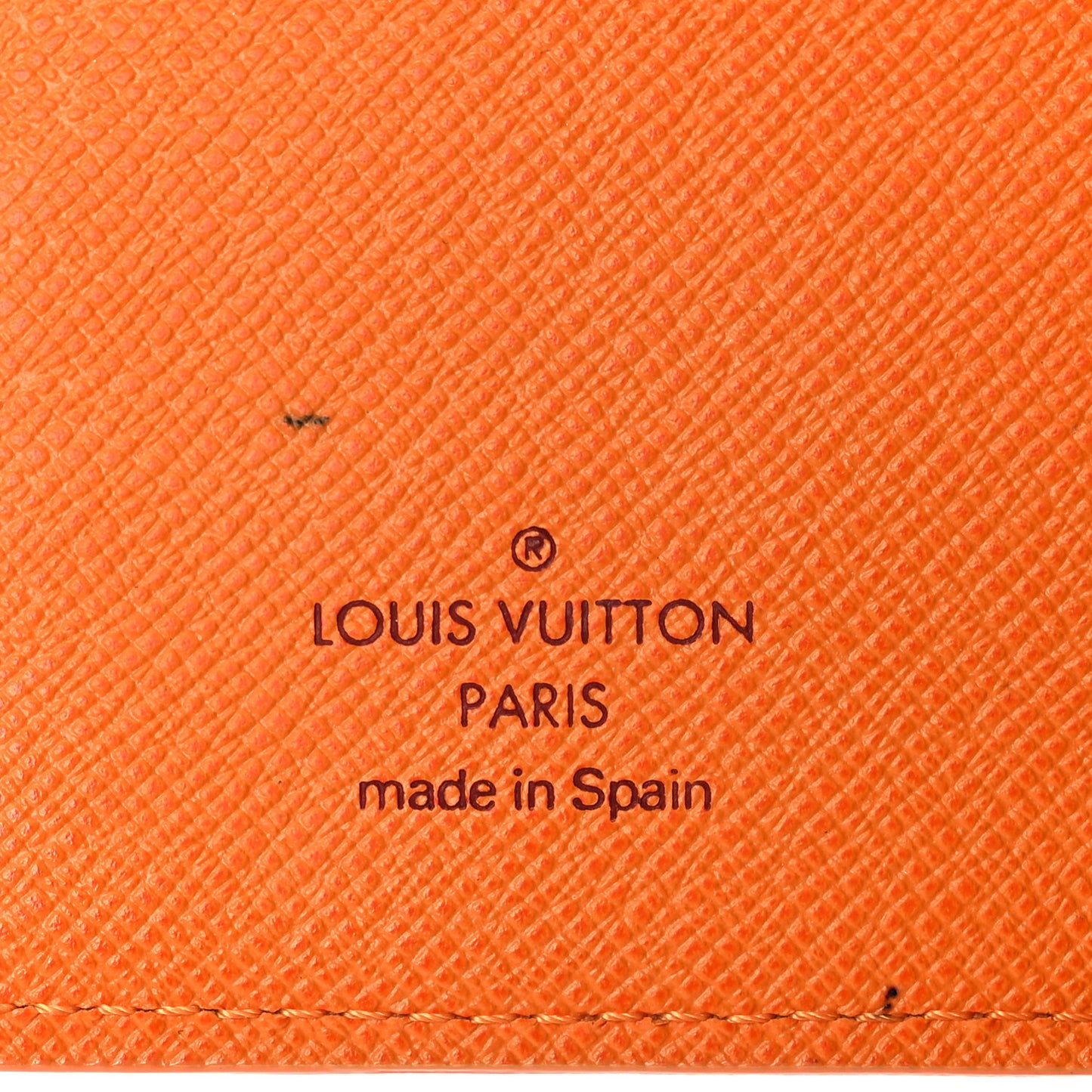 Epi Small Ring Agenda Cover Mandarin