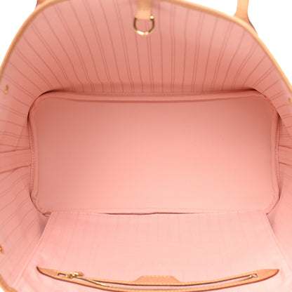 Louis Vuitton Damier Azur Neo Neverfull MM Rose Ballerine 6 of 11