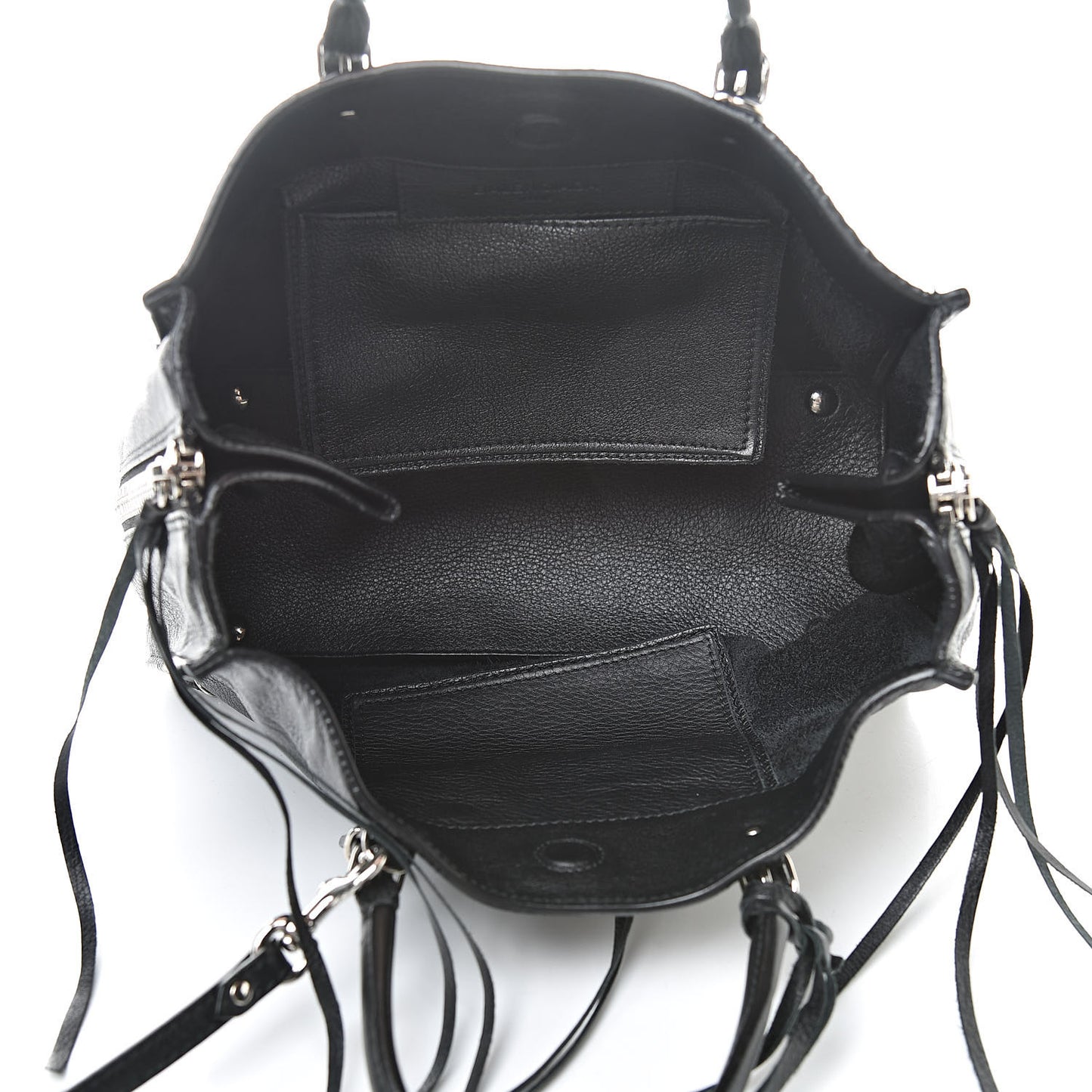 Veau Papier A6 Zip Around Tote Black