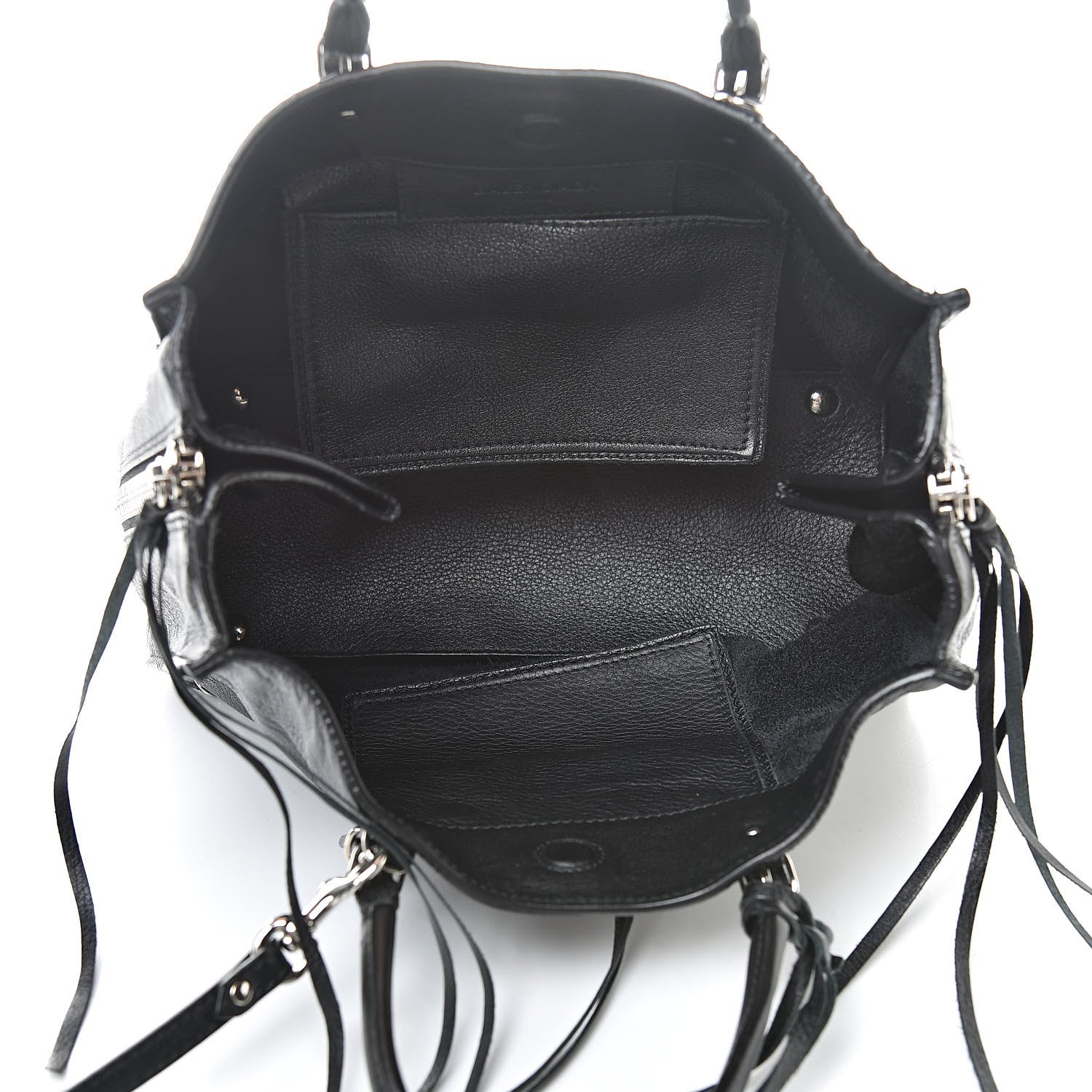 Balenciaga Veau Papier A6 Zip Around Tote Black 5 of 11