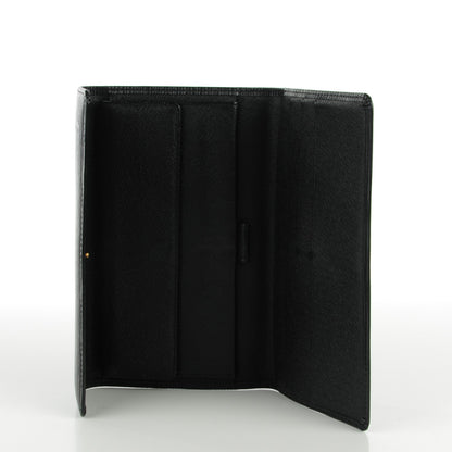 Louis Vuitton Epi Porte Tresor International Wallet Black 6 of 7
