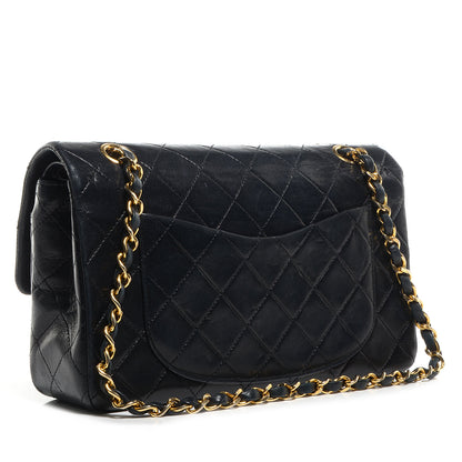 Chanel Lambskin Quilted Small Double Flap Black 3 of 9