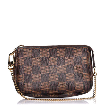 Louis Vuitton Damier Ebene Mini Pochette Accessories 1 of 7