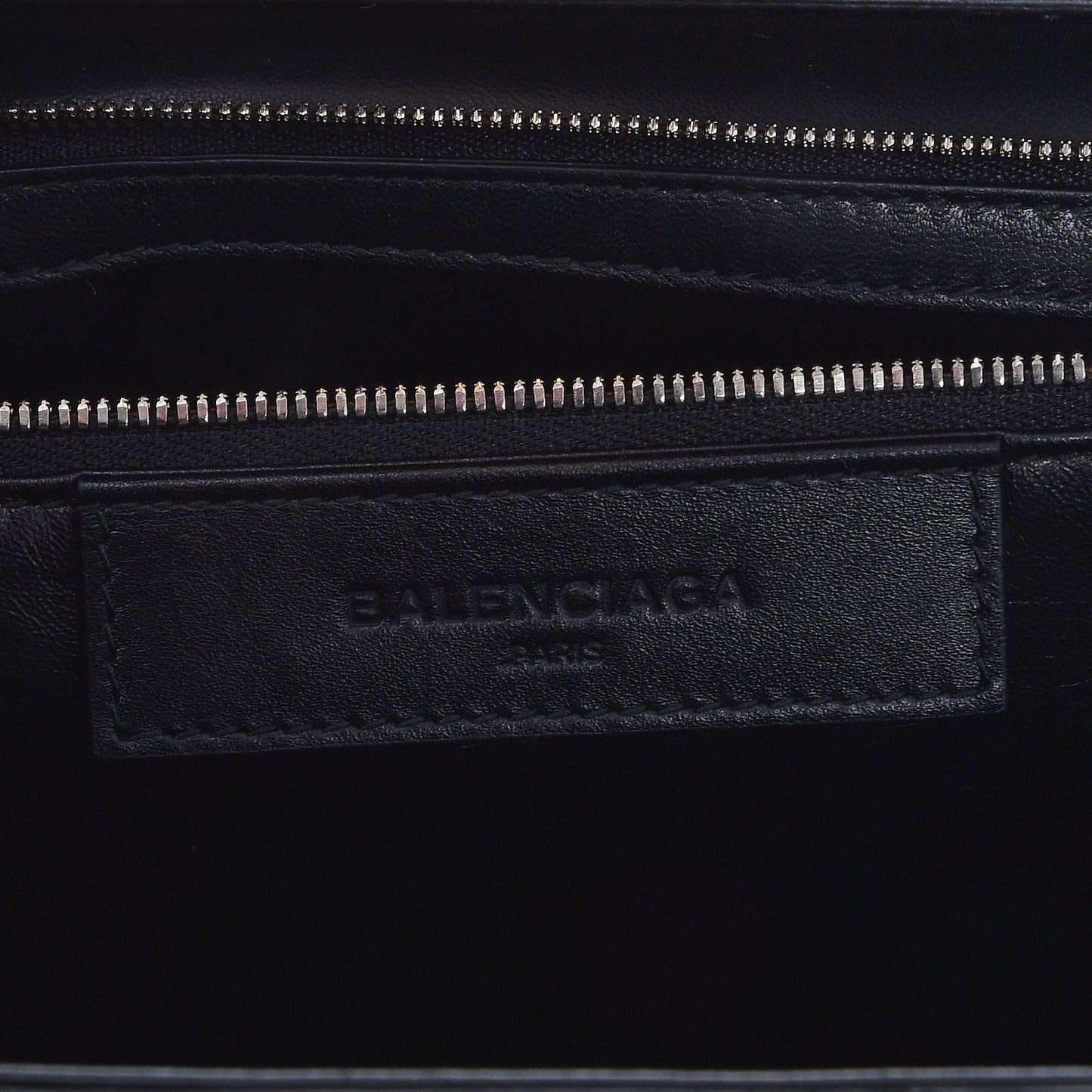 Smooth Calfskin Le Dix M Cartable Shoulder Bag Black