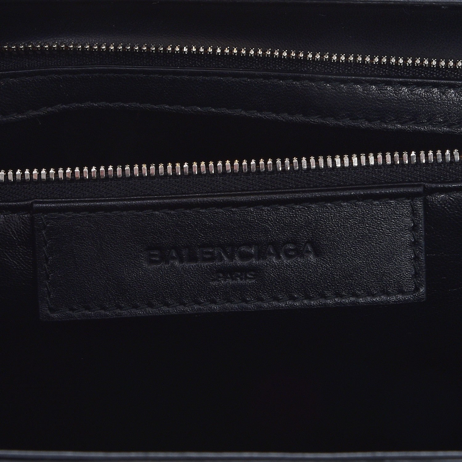 Balenciaga Smooth Calfskin Le Dix M Cartable Shoulder Bag Black 7 of 8