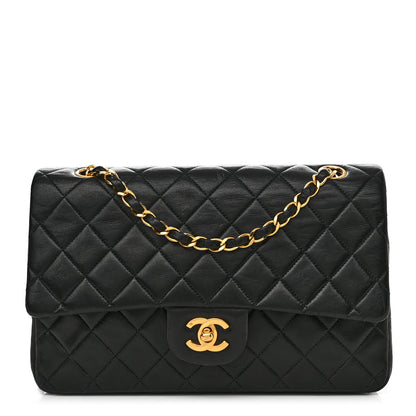 Chanel Lambskin Quilted Medium Double Flap Black 1 of 20