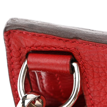 Hermes Taurillon Clemence Jypsiere 28 Rouge Casaque 11 of 15