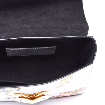 Louis Vuitton Epi Romantic Blossoms Twist Shoulder Bag MM White 5 of 8