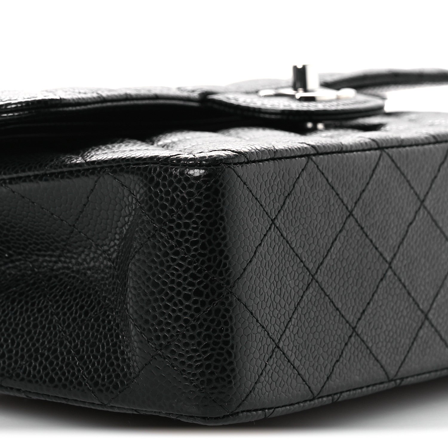Chanel Caviar Quilted Small Double Flap Black 9 of 10