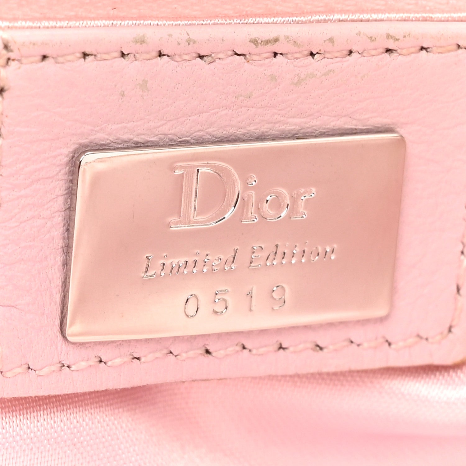 Christian Dior Beaded Fabric Flap Clutch Beige 6 of 12