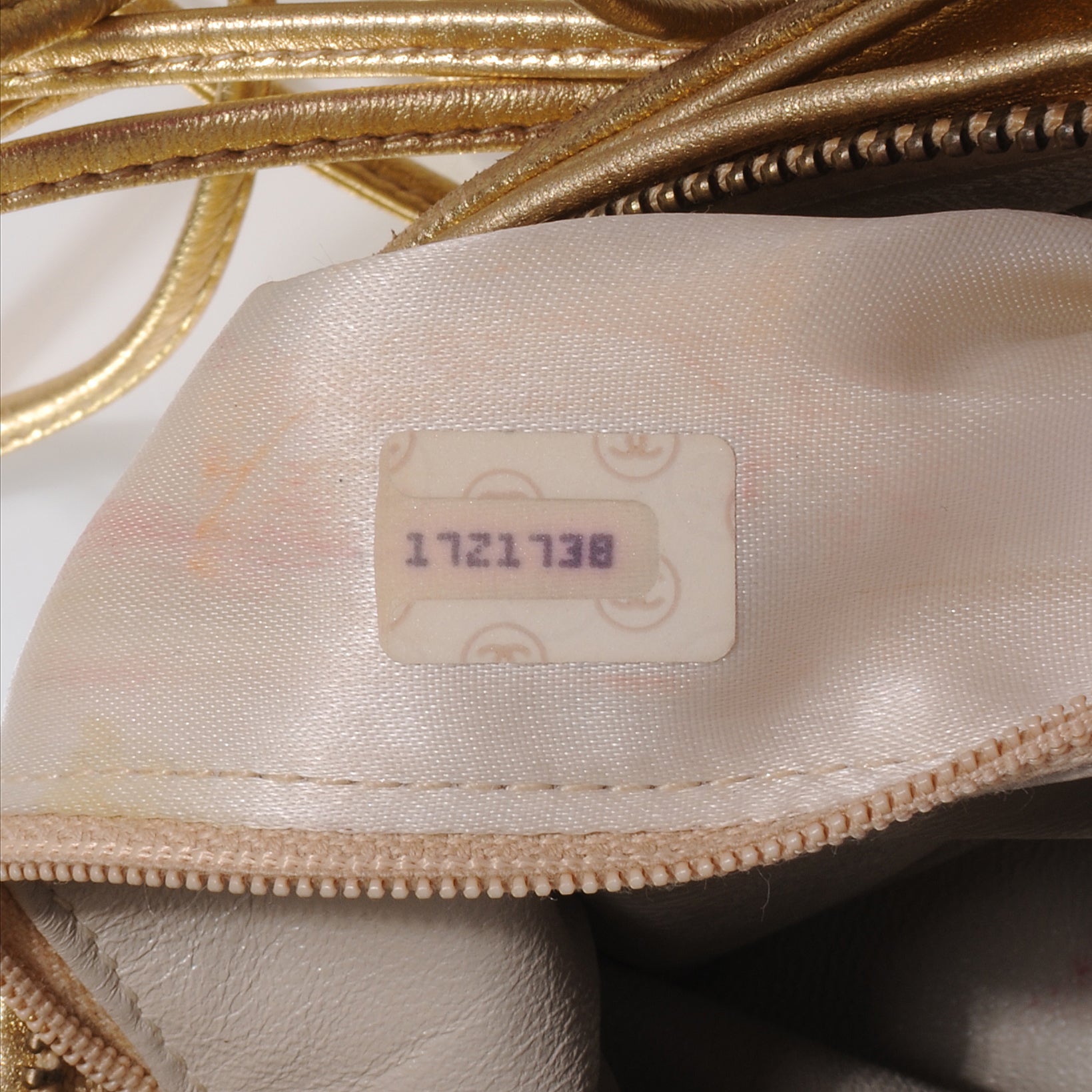 Chanel Lambskin Quilted Tassel Bag Gold 8 of 9