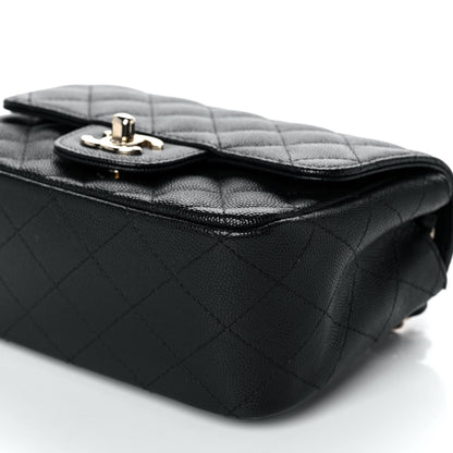 Chanel Caviar Quilted Mini Square Flap Black 10 of 13
