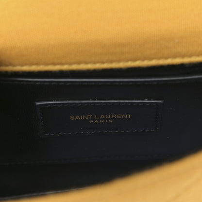 Saint Laurent Jersey Wool Patchwork Monogram Mini Jamie Baguette Saffran 7 of 9