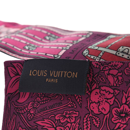 Louis Vuitton Silk Jeu De Louis BB Bandeau Magenta 2 of 3