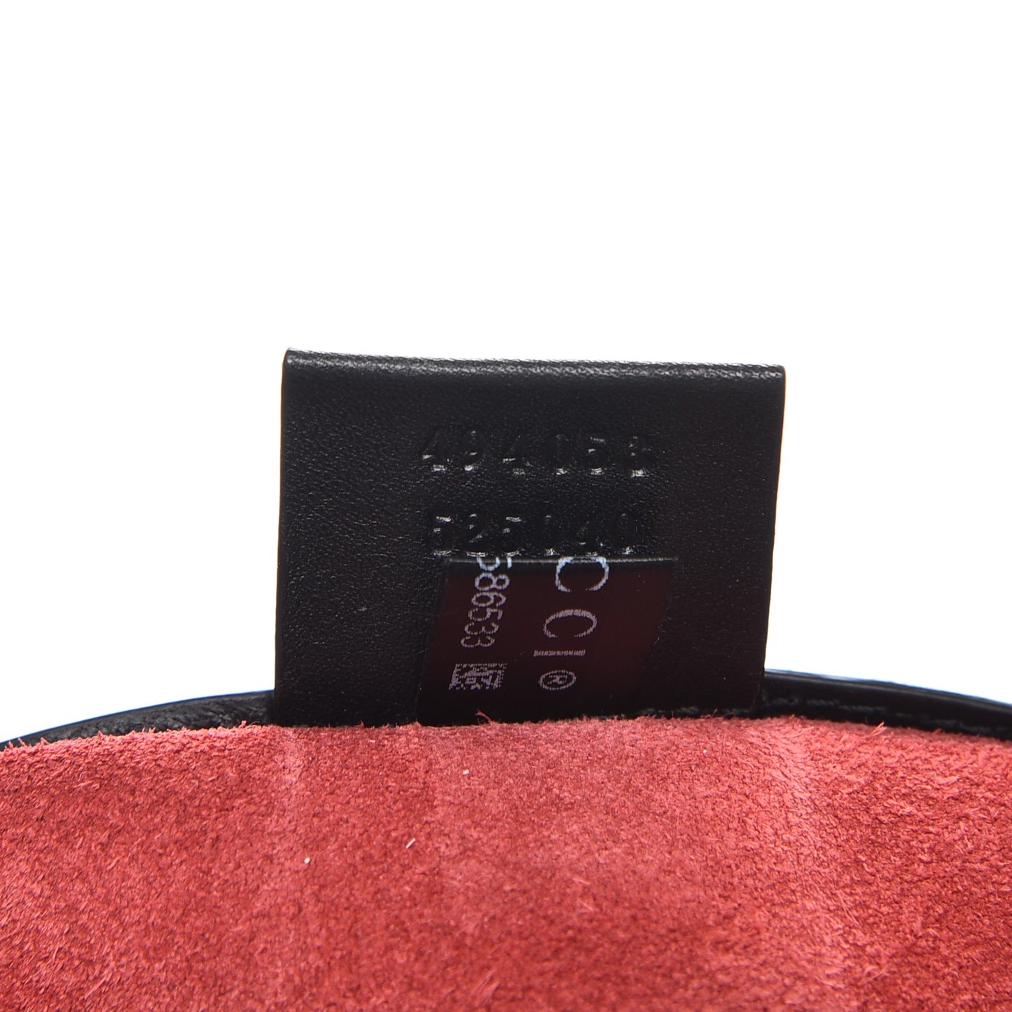 Calfskin Coco Capitan Logo Drawstring Backpack Hibiscus Red