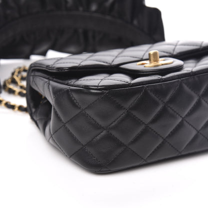 Chanel Lambskin Quilted Mini Romance Square Flap Black 8 of 12