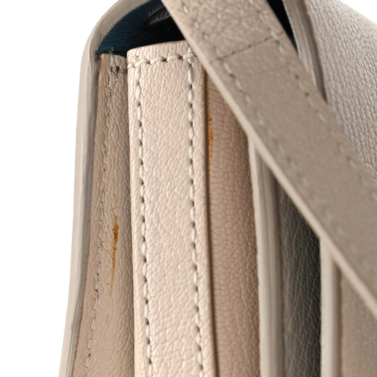 Goatskin Small D-Ring Bag Stone