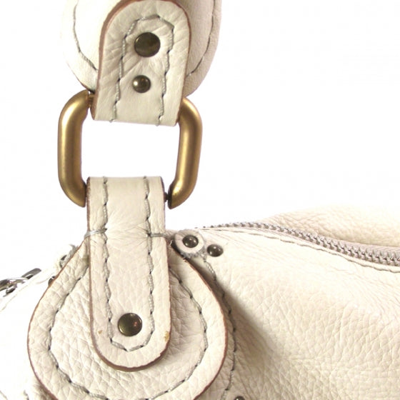 Chloe Leather Paddington Tote Ivory 10 of 16