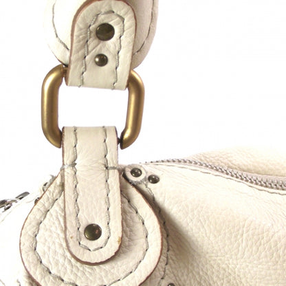 Chloe Leather Paddington Tote Ivory 10 of 16