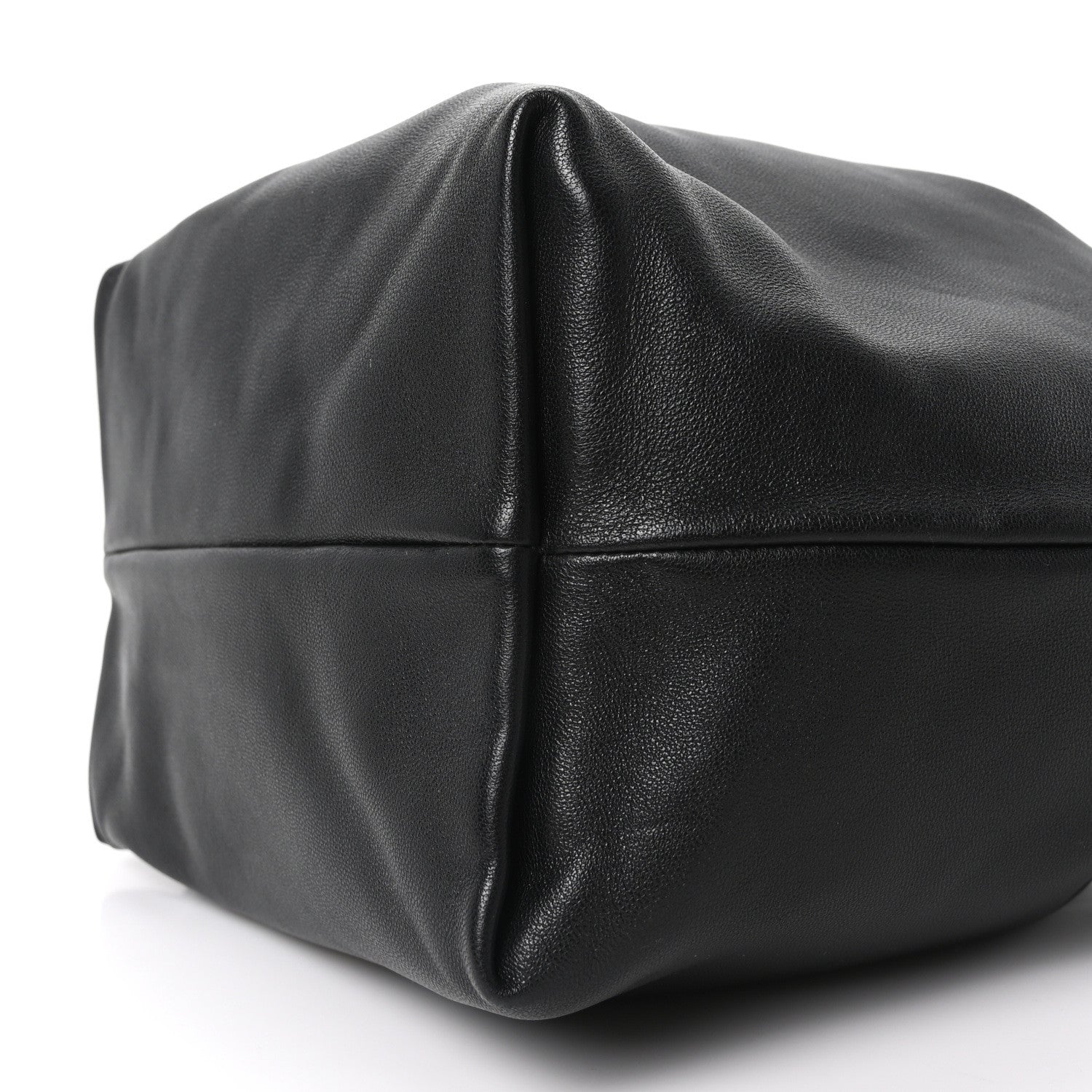 Valentino Garavani Nappa Vlogo Pouf Bucket Bag Black 9 of 9