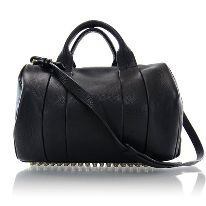 Alexander Wang Leather Rocco w Light Gold Hardware Black 1 of 6