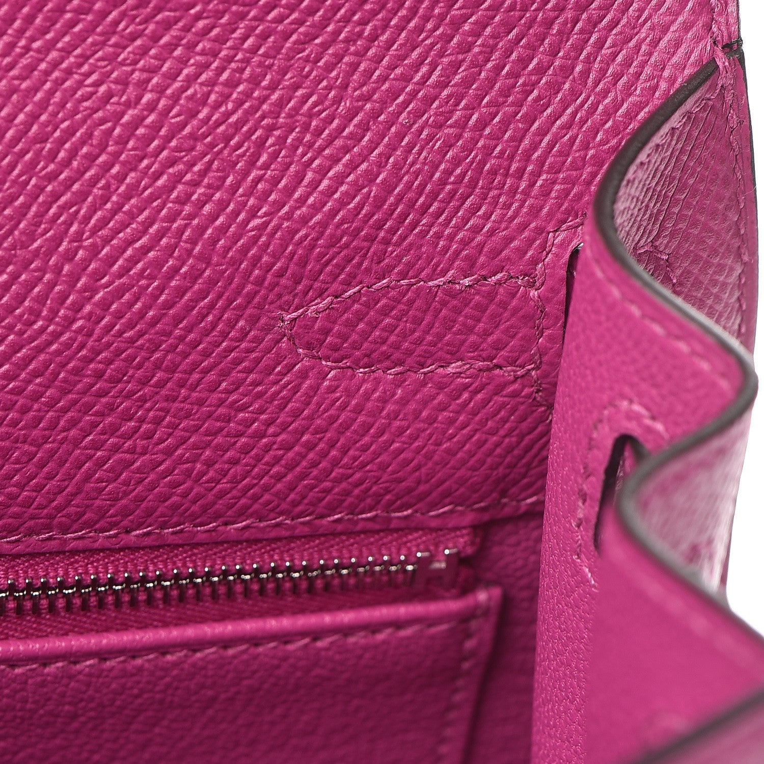 Hermes Epsom Kelly Sellier 25 Rose Pourpre 16 of 36