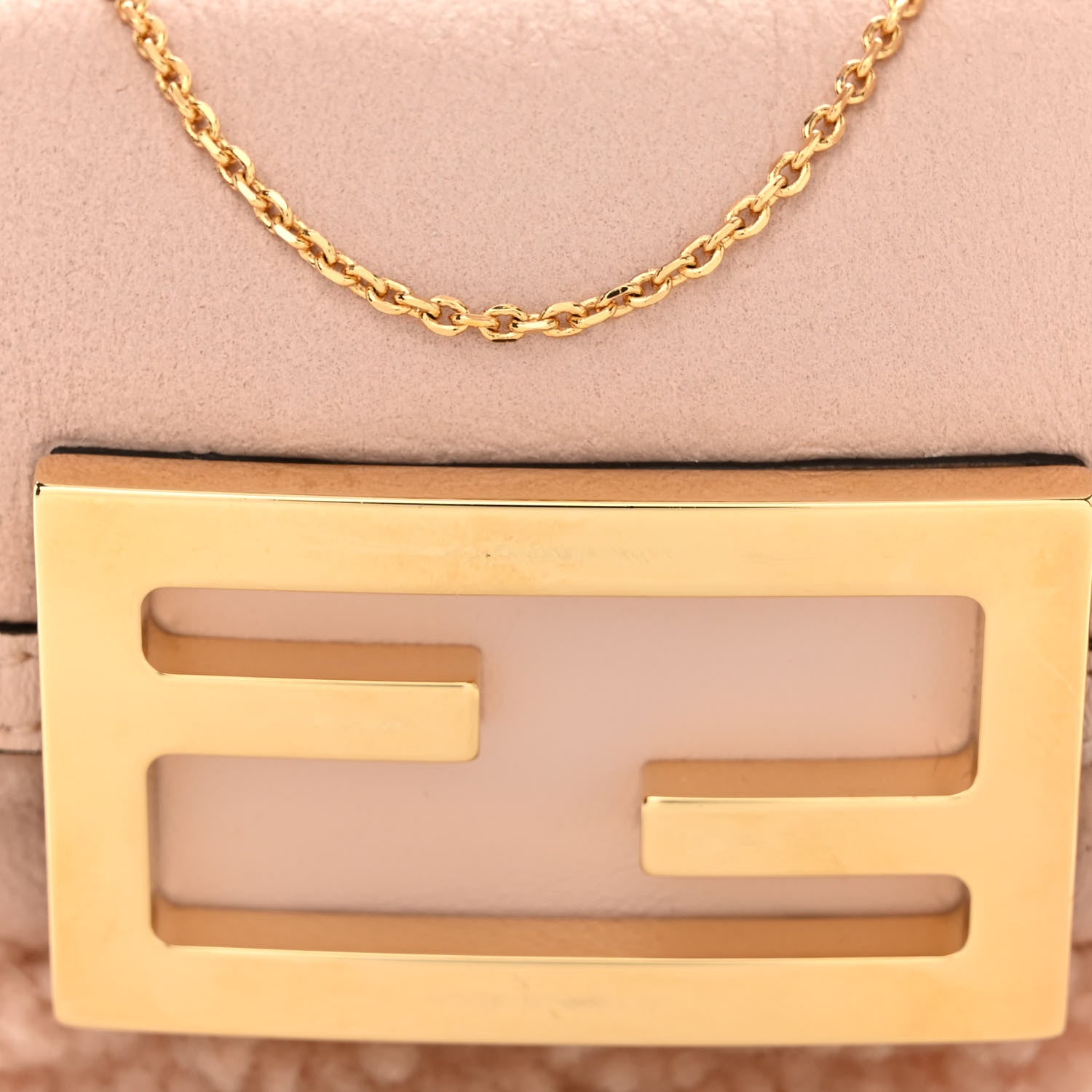 Fendi Lambskin Shearling Nano Baguette Maxi Handle Charm Soap 8 of 11