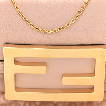 Fendi Lambskin Shearling Nano Baguette Maxi Handle Charm Soap 8 of 11