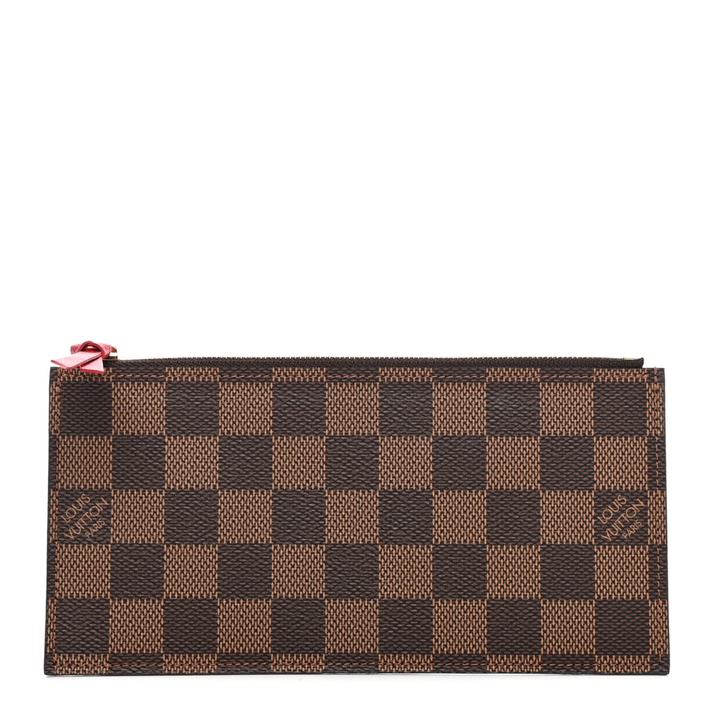 Damier Ebene Felicie Chain Wallet Zippered Insert