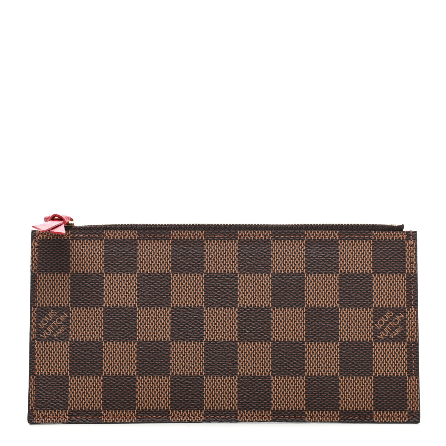 Louis Vuitton Damier Ebene Felicie Chain Wallet Zippered Insert 1 of 6