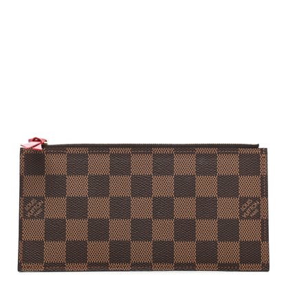 Louis Vuitton Damier Ebene Felicie Chain Wallet Zippered Insert 1 of 6