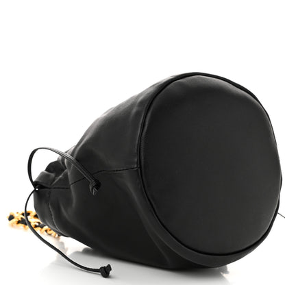 Khaite Smooth Calfskin Aria Bucket Bag Black 8 of 9