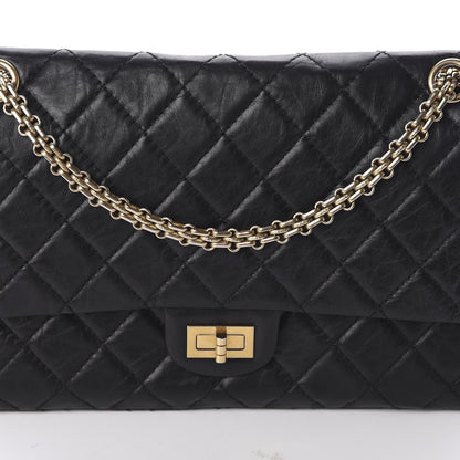 Chanel Aged Calfskin Quilted 2.55 Reissue 226 Flap Black 11 of 12