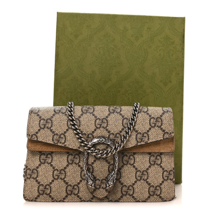 Gucci GG Supreme Monogram Super Mini Dionysus Shoulder Bag Taupe 10 of 10