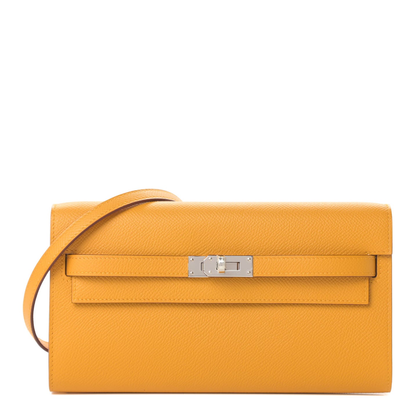 Epsom Kelly Wallet To Go Jaune Ambre