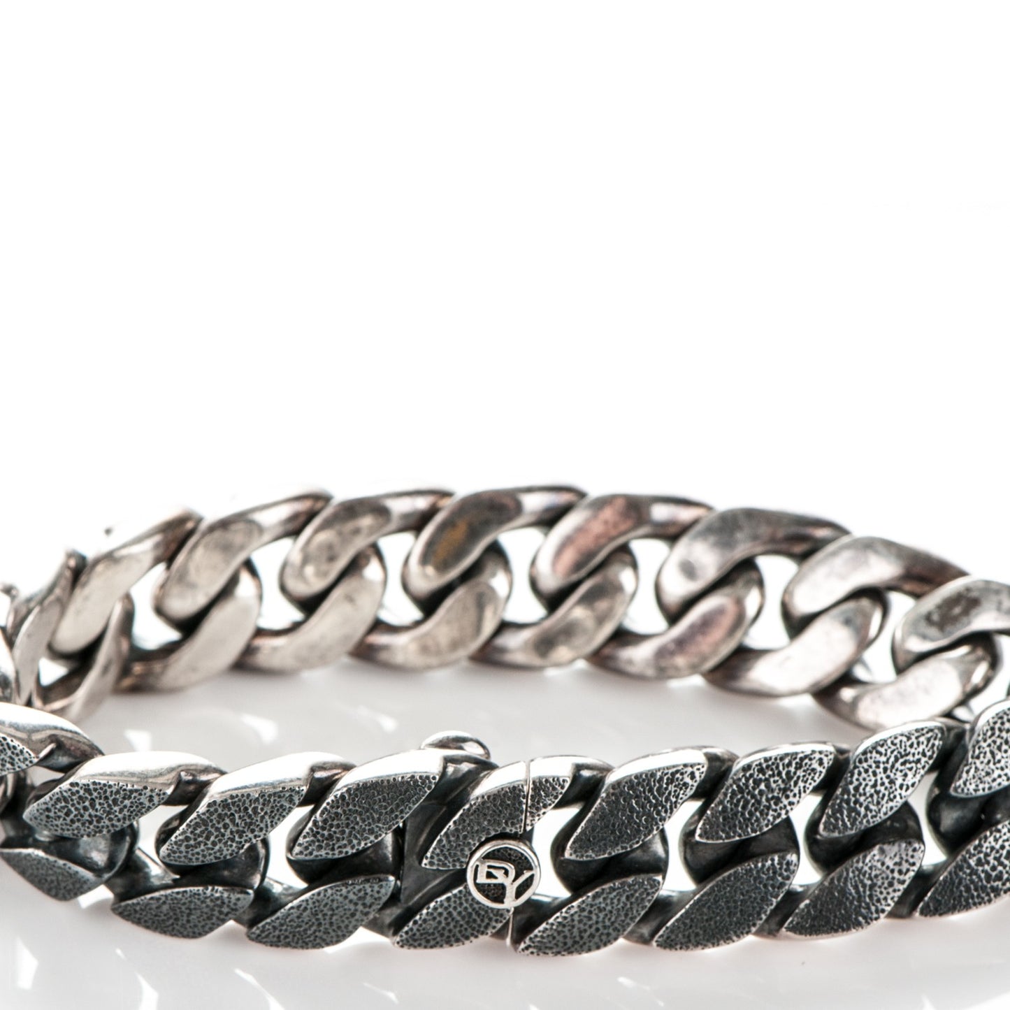 Sterling Silver 15mm Curb Chain Bracelet