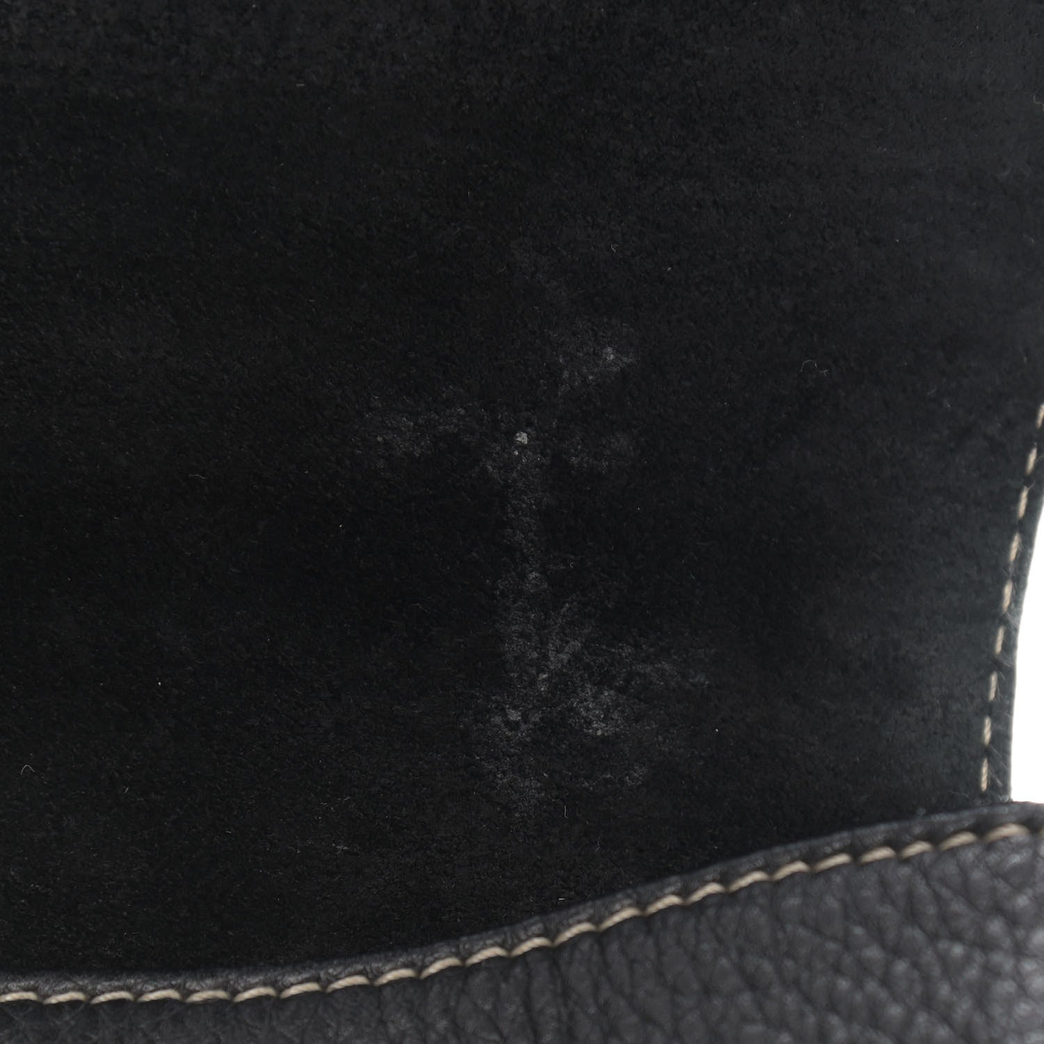 Christian Dior Grained Calfskin Double Saddle Bag Black 9 of 12