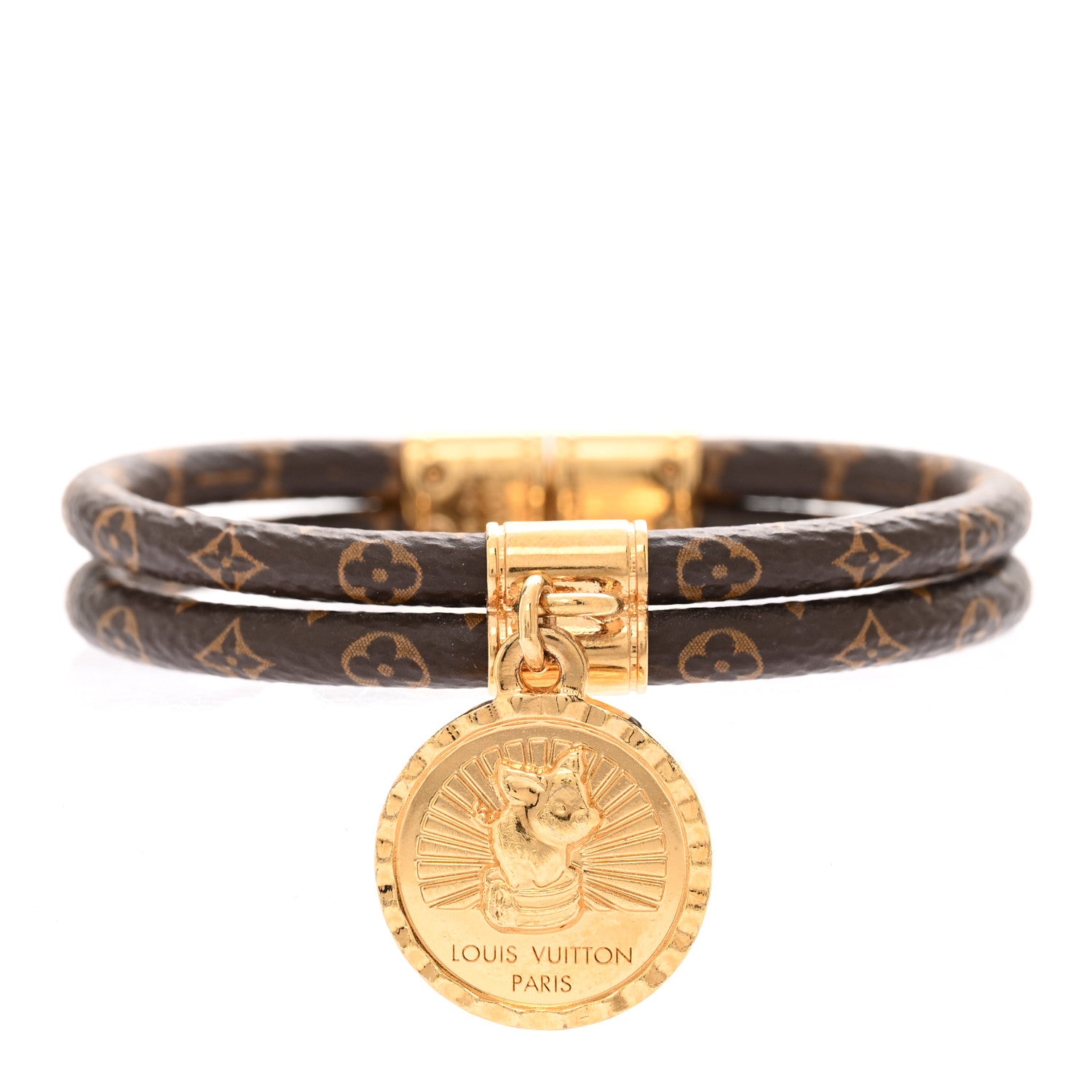 Louis Vuitton Monogram Year Of The Pig Vuittonite Bracelet 17 1 of 6