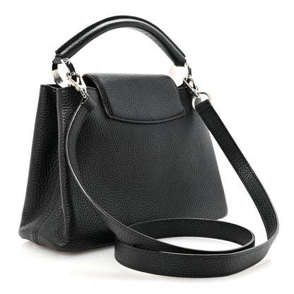 Louis Vuitton Taurillon Capucines BB Black 2 of 8